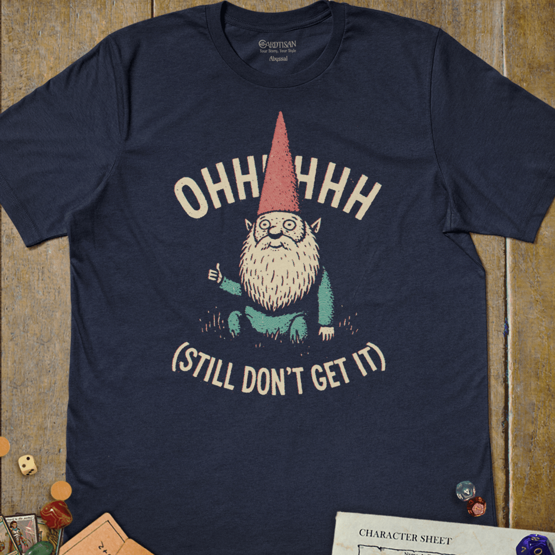 Ohhh Don’t Get It T-Shirt - Cardtisan - T-Shirt - Navy - S - casual wear - everyday style