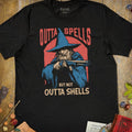 Outta Spells T-Shirt - Cardtisan - T-Shirt - Black - S - casual wear - dnd