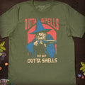 Outta Spells T-Shirt - Cardtisan - T-Shirt - Sage - S - casual wear - dnd