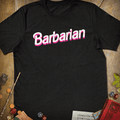 Pink Rage Barbarian T-Shirt - Cardtisan - T-Shirt - Dark - S - barbarian - casual wear