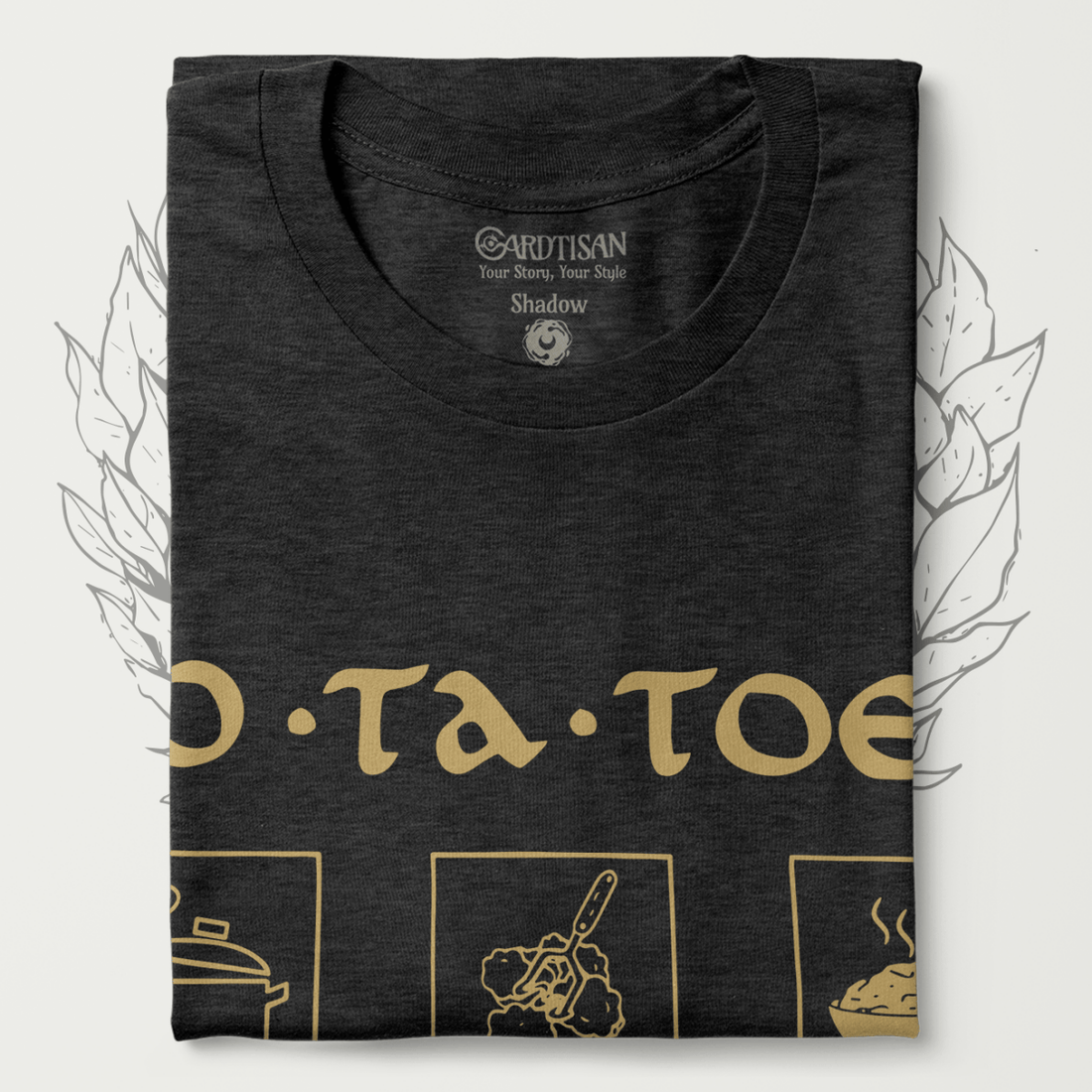 Po - Ta - Toes T-Shirt - Cardtisan - T-Shirt - Sylvanveil - S - casual wear - everyday style
