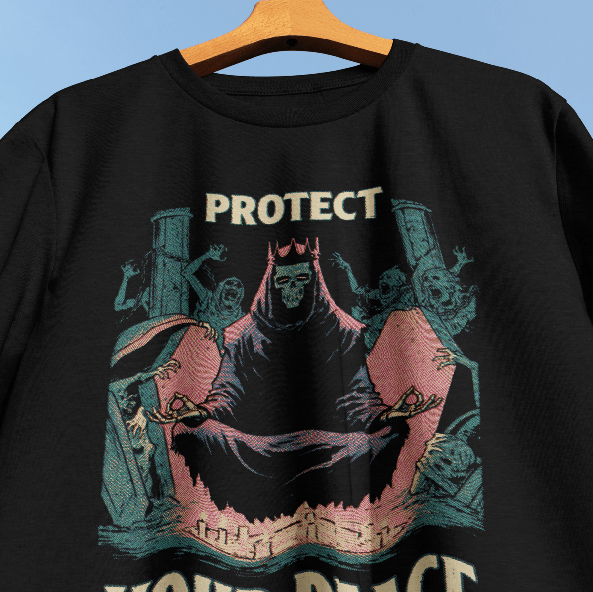 Protect Your Peace T-Shirt - Cardtisan - T-Shirt - Navy - S - casual wear - everyday style