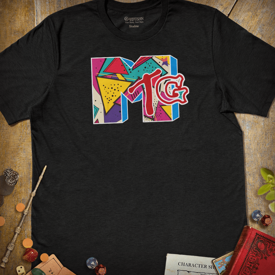 Retro Magic 90's T-Shirt - Cardtisan - T-Shirt - Dark - S - casual wear - everyday style