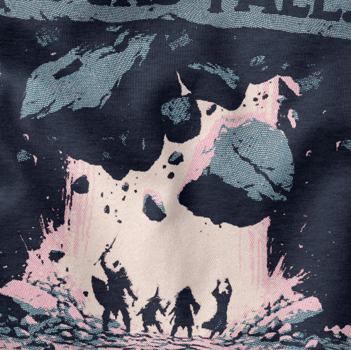 Rocks Fall T-Shirt - Cardtisan - T-Shirt - Black - M - casual wear - dnd