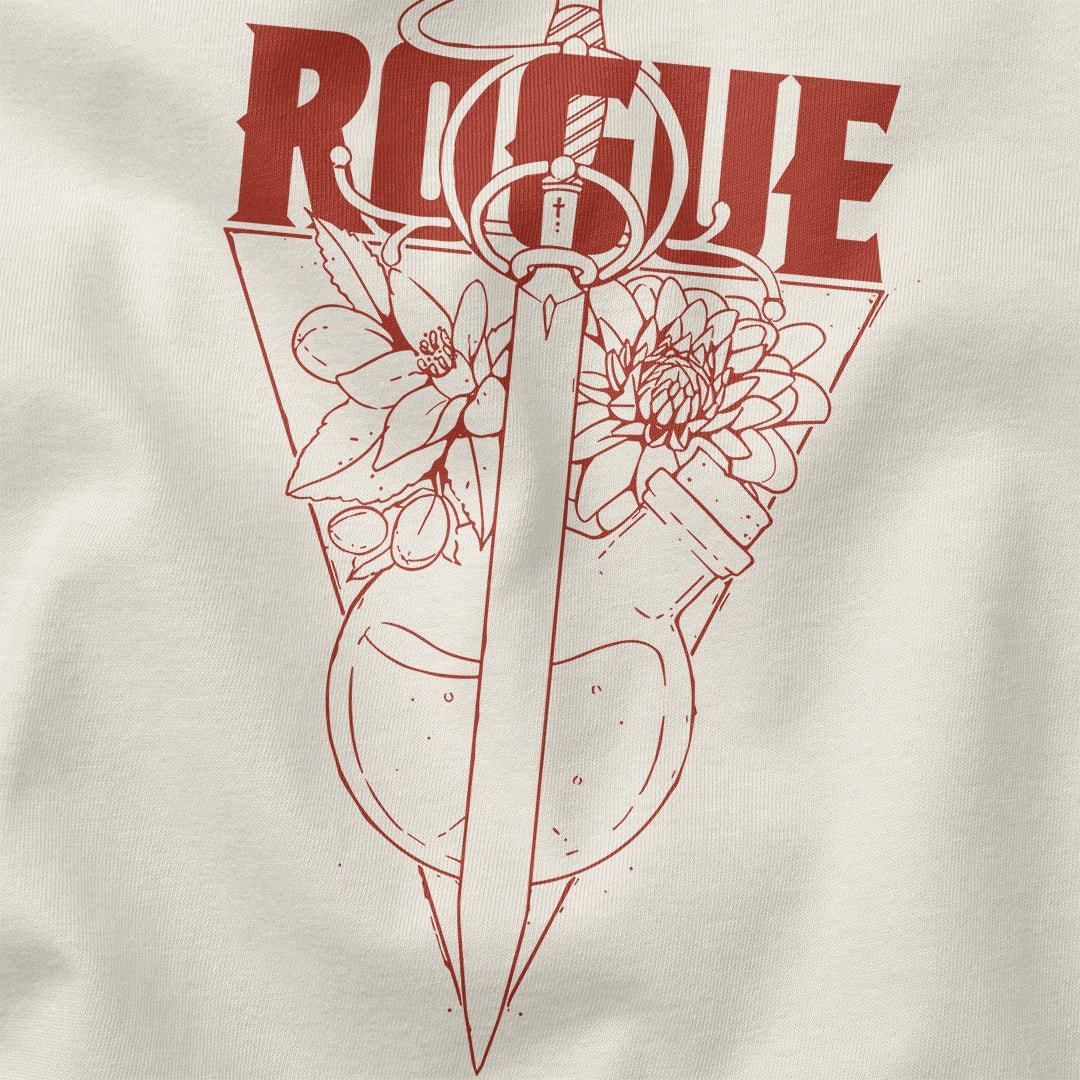 Rogue Class T-Shirt - Cardtisan - T-Shirt - Light - S - casual wear - dnd