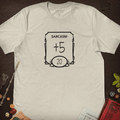 Sarcasm +5 Stat T-Shirt - Cardtisan - T-Shirt - Light - S - casual wear - dnd