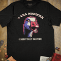 Silly Goose - 1 Cha T-Shirt - Cardtisan - T-Shirt - Black - S - casual wear - everyday style