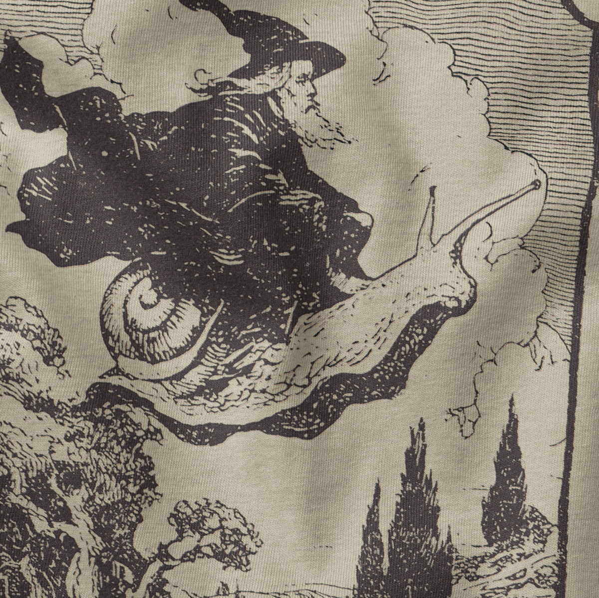 Snail Rider T-Shirt - Cardtisan - T-Shirt - Light - S - casual wear - everyday style