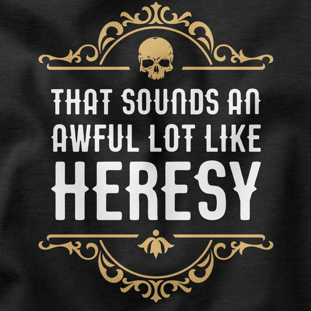 Sounds Like Heresy T-Shirt - Cardtisan - T-Shirt - Abyssal - S - casual wear - everyday style