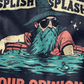 Splish Splash T-Shirt - Cardtisan - T-Shirt - Navy - S - casual wear - everyday style