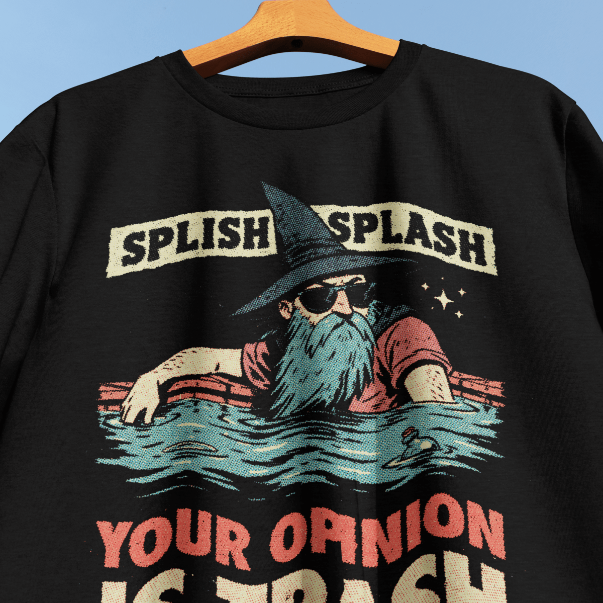 Splish Splash T-Shirt - Cardtisan - T-Shirt - Navy - S - casual wear - everyday style