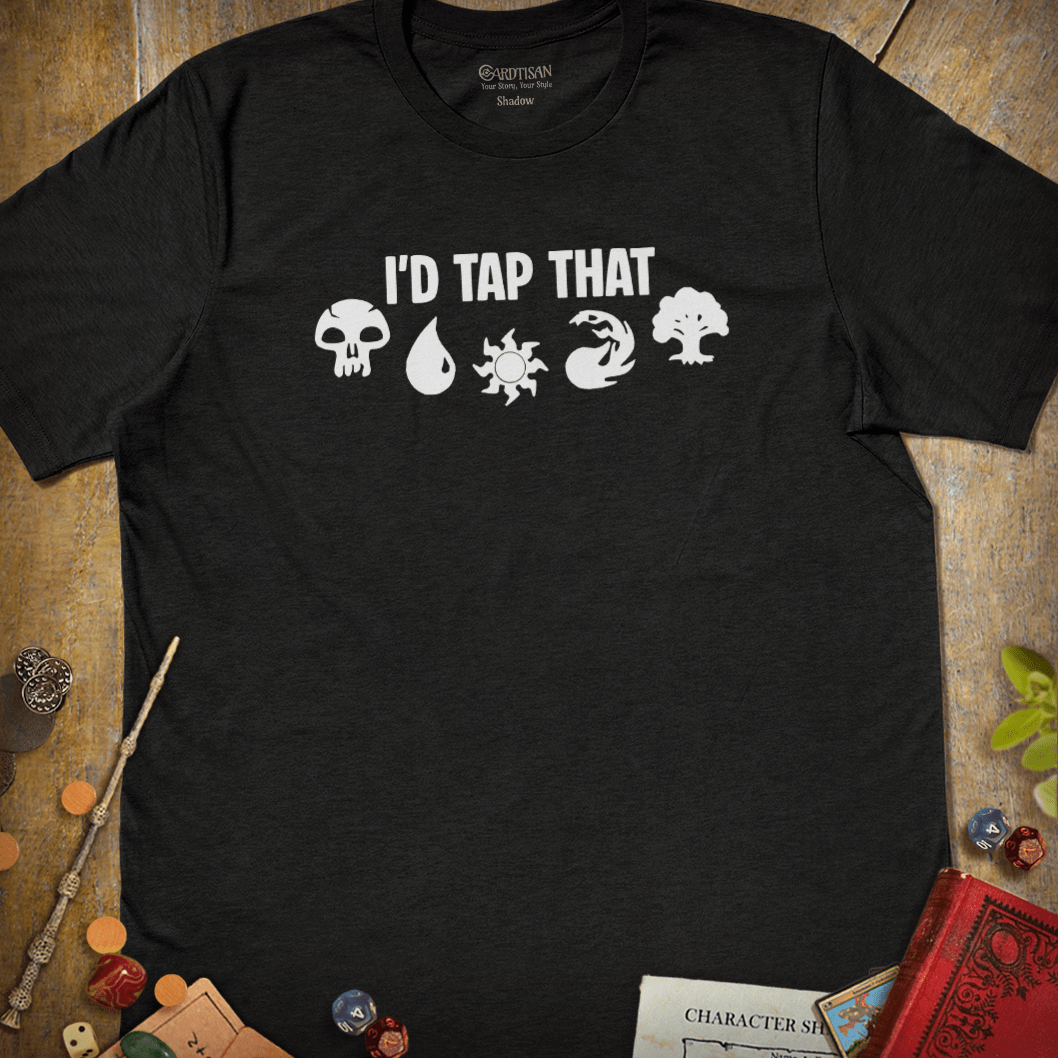 Tap That T-Shirt - Cardtisan - T-Shirt - Dark - S - casual wear - everyday style