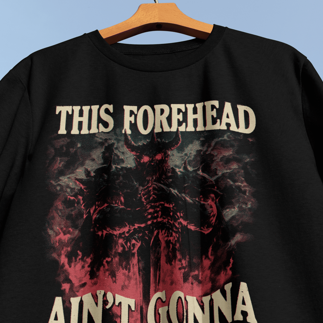This Forehead T-Shirt - Cardtisan - T-Shirt - Black - S - casual wear - everyday style