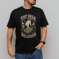 Top Deck Believer T-Shirt - Cardtisan - T-Shirt - Navy - S - casual wear - everyday style