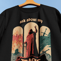 Tragic Backstory T-Shirt - Cardtisan - T-Shirt - Black - M - casual wear - dnd