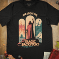 Tragic Backstory T-Shirt - Cardtisan - T-Shirt - Black - M - casual wear - dnd
