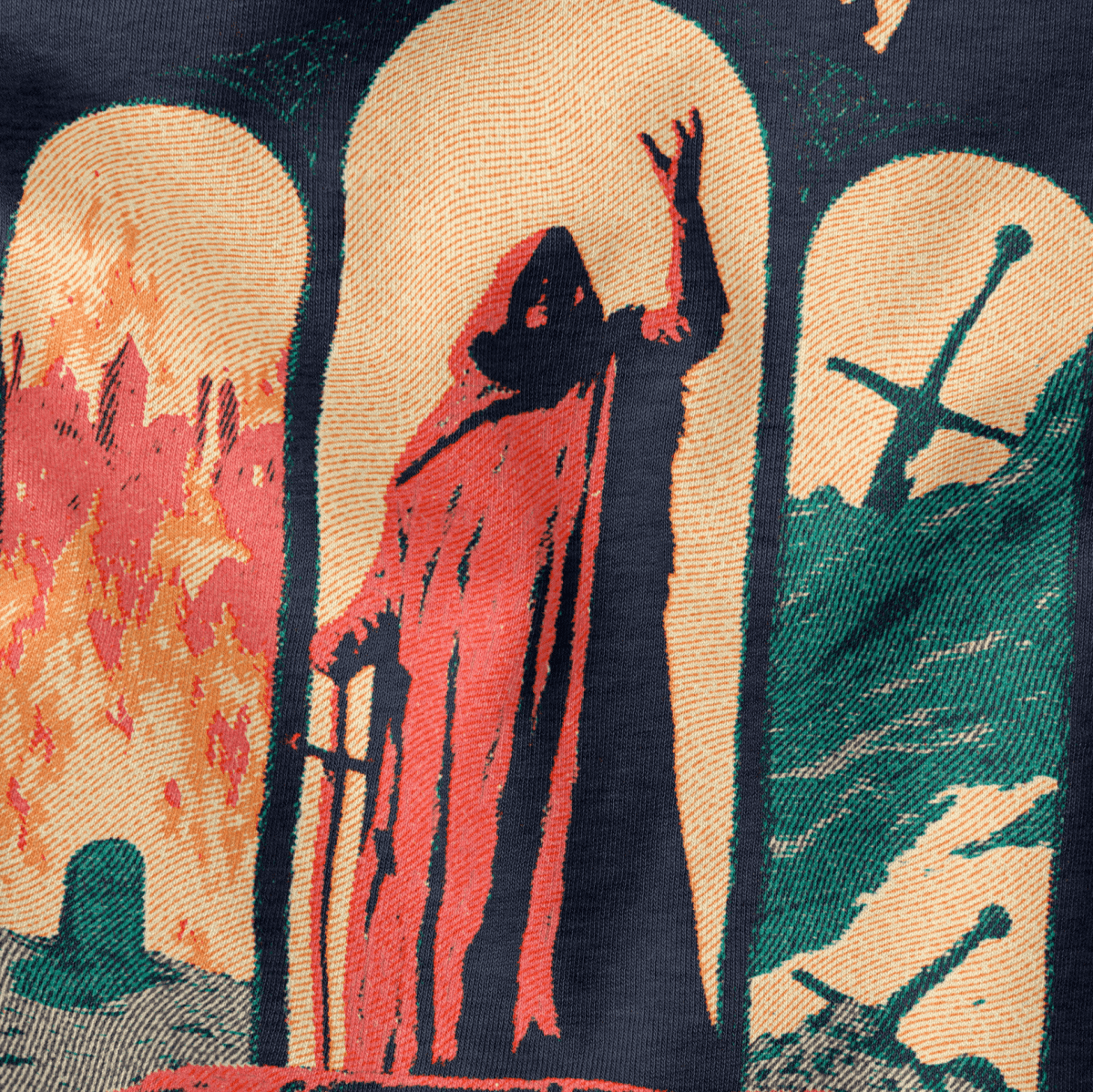 Tragic Backstory T-Shirt - Cardtisan - T-Shirt - Black - M - casual wear - dnd
