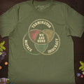 We Are Here Venn T-Shirt - Cardtisan - T-Shirt - Sage - S - casual wear - everyday style