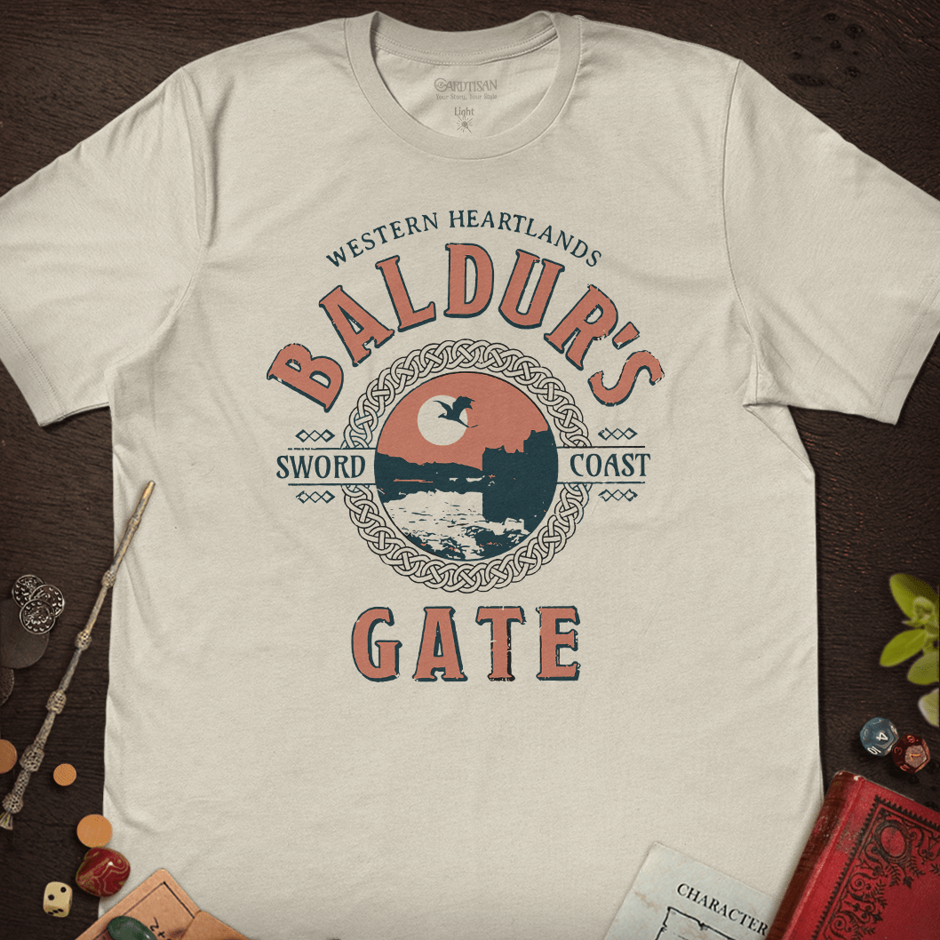 Western Heartlands T-Shirt - Cardtisan - T-Shirt - Light - S - casual wear - dnd
