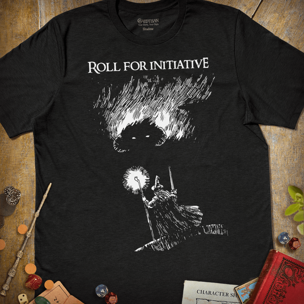 You Shall Not Pass T-Shirt - Cardtisan - T-Shirt - Dark - S - casual wear - dnd