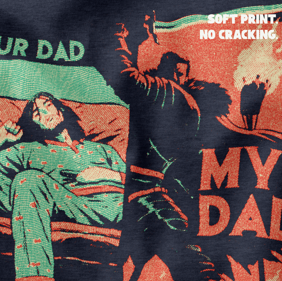 Your Dad My Dad T-Shirt - Cardtisan - T-Shirt - Navy - S - absurd-humor - chaotic-energy