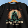You’re in My Aura T-Shirt - Cardtisan - T-Shirt - Black - S - casual wear - dnd