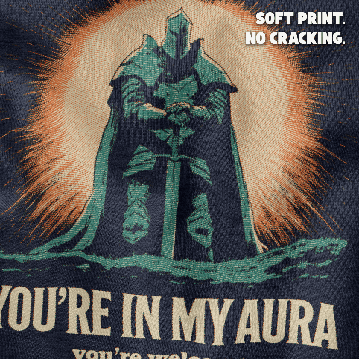You’re in My Aura T-Shirt - Cardtisan - T-Shirt - Black - S - casual wear - dnd